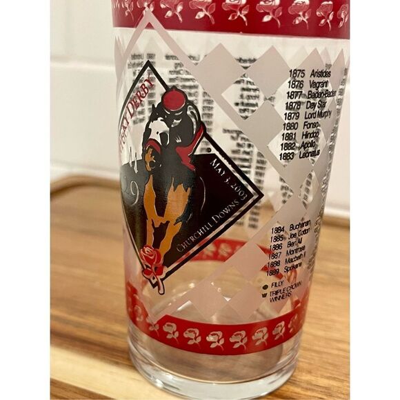 Kentucky Derby 2003 Cocktail Glasses (2) - Picture 5 of 6